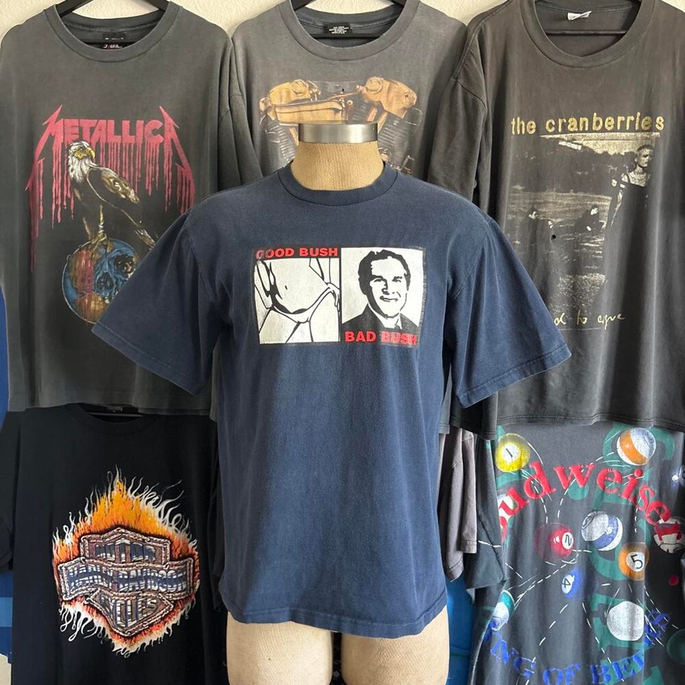 Vintage 2000s Good Bush Bad Bush T-shirt